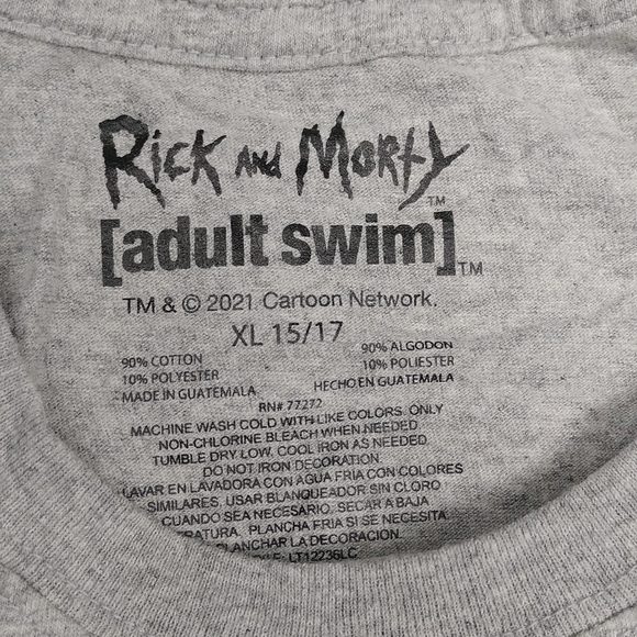 Rick & Morty juniors size XL t-shirt - Picture 3 of 6